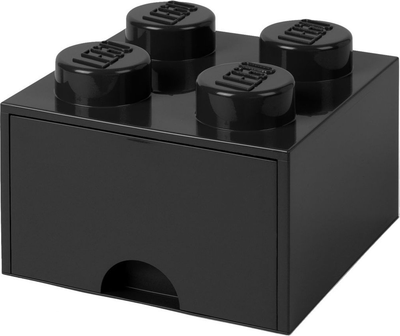 Контейнер для хранения LEGO Storage Brick Drawer 4 с выдвижным ящиком Черный (40051733)