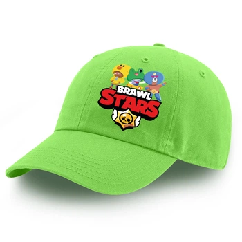 Дитяча кепка Бравл Старс Герої (Brawl Stars Heroes) (9273-1027) 100% Бавовна 53-56 см Салатовий