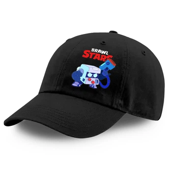 Дитяча кепка Бравл Старс 8 бит (Brawl Stars 8 bit) (9273-1002) 100% Бавовна 53-56 см Чорний