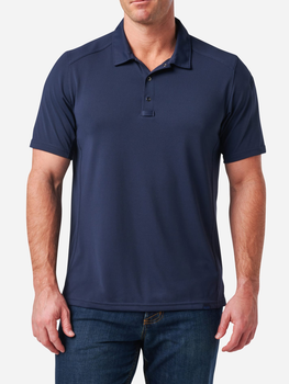 Тактическая футболка мужская 5.11 Tactical Paramount Chest Polo 41298-721 S [721] Pacific Navy (888579740530)