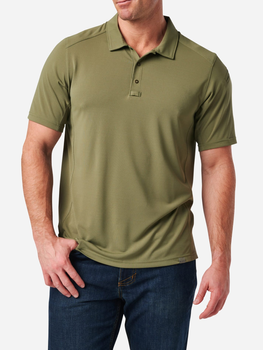 Тактическая футболка мужская 5.11 Tactical Paramount Chest Polo 41298-837 M [837] Tank Green (888579740745)