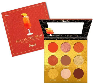 Палетка тіней для повік Rude Cosmetics Cocktail Party 9 Eyeshadow Palette Sex On The Beach 11.25 г (0602989881801)