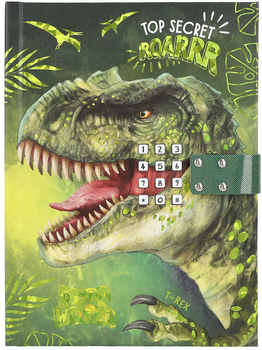 Pamiętnik Depesche Dino World T-Rex A5 z szyfrowym zamkiem (4010070644109)