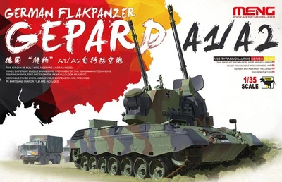 Збірна модель 1/35 німецький Flakpanzer Gepard A1/A2 Менг TS-030