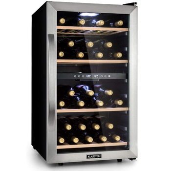 Винный шкаф KLARSTEIN VINAMOUR 45D 2 зоны, 118 л, 45 бутылок