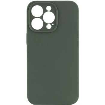 Протиударний Чохол Silicone Case Full Camera Protective (AA) для Apple iPhone 16 Pro (6.3") Зелений / Cyprus Green