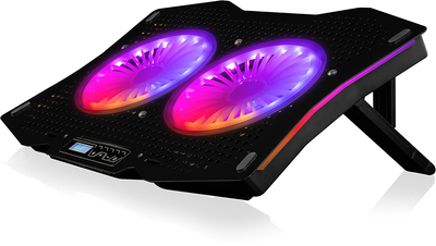 Підставка для ноутбука Modecom SILENT FAN MC-CF18 RGB (PL-MC-CF-18-RGB)