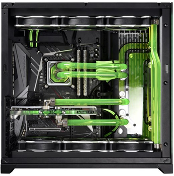 Корпус Lian Li PC-O11 Dynamic Razer Edition (PC-O11DRE)