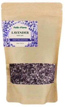 Соль для ванны Beauty Jar Folk&Flora Лаванда 500 г (4751030835020)