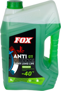 Антифриз Fox -40°C G11 5 л Зелений (AntfrzeFoxGreen5L)