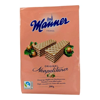 Вафли с ореховым кремом Manner neapolitan 200g
