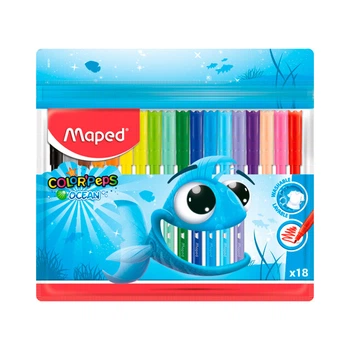 Набор фломастеров Maped Color Peps Ocean "Океан" 2 мм 18 цветов (MP.845721)