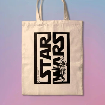 Эко-сумка, шопер с принтом Звездные войны Star Wars