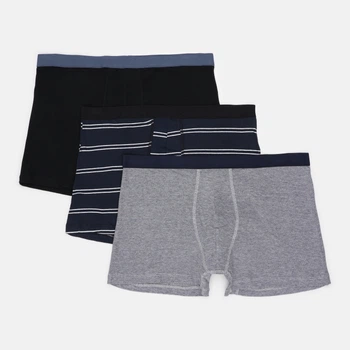 Трусы (3шт) Basic Collection XXL синий, черный 14380903427