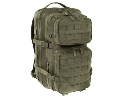 Тактический рюкзак с системой MOLLE Brandit US Cooper 40л 52x30x32 см с карманом для системы гидратации олива