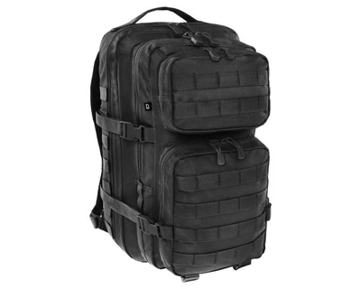 Тактичний рюкзак із системою MOLLE Brandit US Cooper 40 л 52x30x32 см з кишенею для системи гідратації чорний