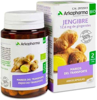 Suplement diety Arkopharma Ginger 40 caps (3578836110844)