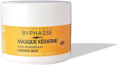 Маска для сухого та тьмяного волосся - Byphasse Keratin Hair Mask 250ml (502897-71244)