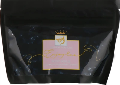 Натуральний скраб для тіла "Полуниця з вершками" - Enjoy & Joy Enjoy Eco Strawberries and Cream Body Scrub 220g (663953-24845)