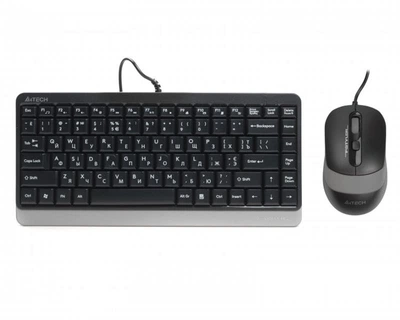 Комплект клавиатура и мышь A4Tech Fstyler с программируемыми кнопками серый