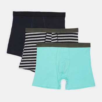Трусы (3шт) Basic Collection L мятный, серый, синий 14380929561