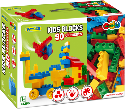 Конструктор Wader Kids Blocks 90 элементов (41296)