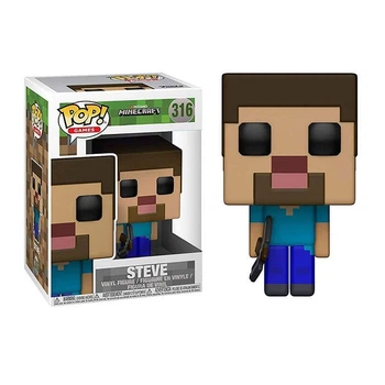 Фигурка Стив. Фанко Поп Майнкрафт. Funko Pop Minecraft. Статуэтка Стив (steve) Из Игры Майнкрафт 10 См (298456)