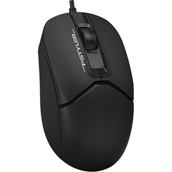 Мышь A4Tech Fstyler FM12S, Black, USB, оптическая, бесшумная, 1000 dpi, 3 кнопки, 1.5 м