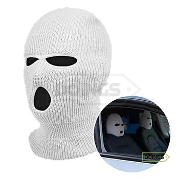 Балаклава Подголовник – Bache One size White / универсальная / 1 шт. (маска, чехол, шапка, мафия, вор, бандит, соломенский оберег)
