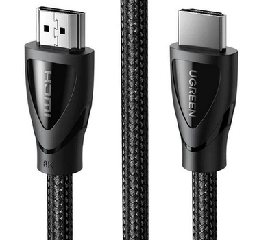 Кабель UGREEN HD140 8K HDMI 2.1 Cable Braided 2m Black (80403)