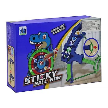 Мʼякий дартс "Динозавр", арбалет із кульками на липучках XIN YU TOYS (MY1677)