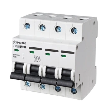 Автоматичний вимикач ENERGIO SP-4P C 32А 6кА