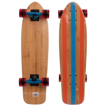 Лонгборд Слалом Slalom из бамбука SP-Sport BAMBOO LY-5366 красный-коричневый