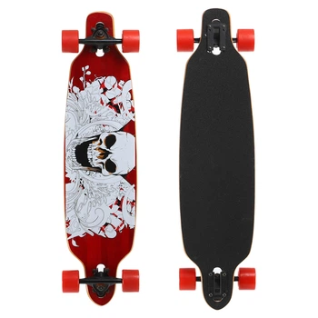 Лонгборд Бордволкинг Boardwalking из канадского клена SP-Sport SK-907 Черный-красный