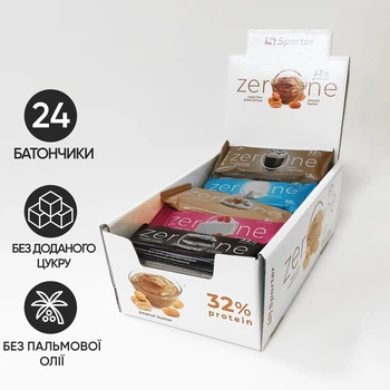 Батончик Zero One, 24*50 грамм MIX Sporter (fit0018271)