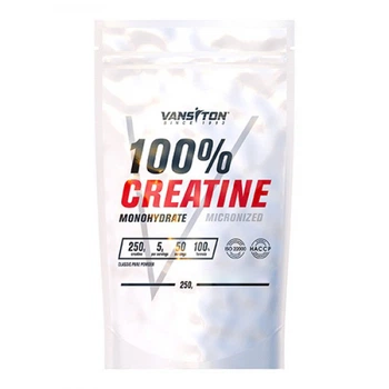 Креатин Vansiton Creatine Monohydrate, 250 грамм - Вишня