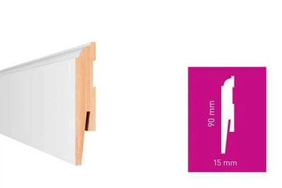 Плинтус Arbiton Paint-it МP901 90x15мм/2.4м