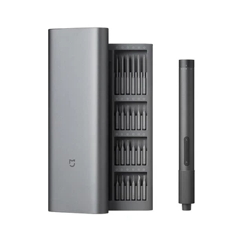 Набор электрической отвертки с прецизионными битами. Xiaomi MiJia Electric Screwdriver 24 в 1, Black (MJDDLSD003QW)