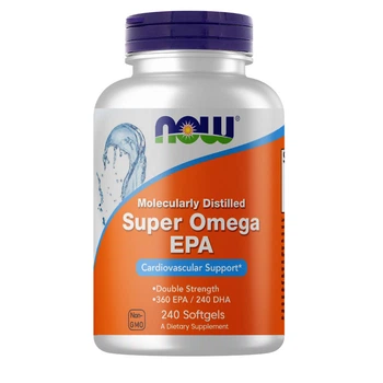 Жирные кислоты NOW Super Omega-3 EPA, 240 капсул