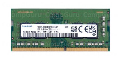Оперативная память для ноутбука Samsung DDR4 8GB 3200MHz SO-DIMM 1Rx8 PC4-3200AA (M471A1K43EB1-CWE)