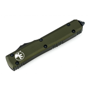 Ніж Microtech Ultrtaech Drop Point Black Blade Green (121-1OD)