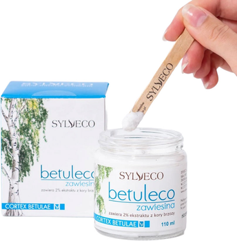 Zawiesina wzmacniająca włosy i regenerująca skórę Sylveco Betuleco z ekstraktem z kory brzozy 110 ml (5907502687003)