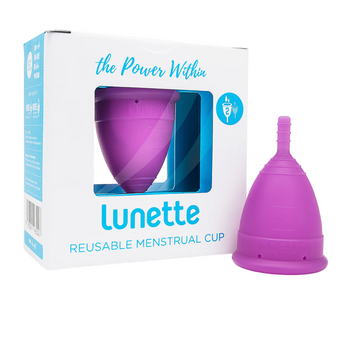 Kubeczek menstruacyjny Lunette model 2 fioletowy (6430024463026)