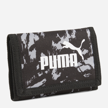 Portfel Puma Phase AOP Wallet Czarny/Szary (4099685702268)