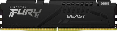 Pamięć Kingston DDR5-4800 16384 MB PC5-38400 Fury Beast Black (KF548C38BB-16)