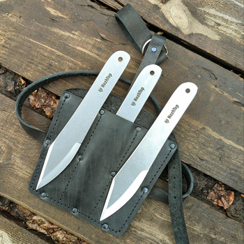 Подарочный набор метательных ножей Сокол с ножнами