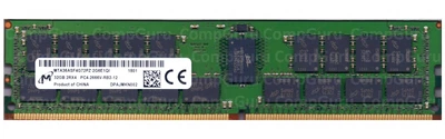 Серверная оперативная память Micron DDR4 32GB 2666MHz RDIMM 2Rx4 PC4-2666V (MTA36ASF4G72PZ-2G6E1QI)