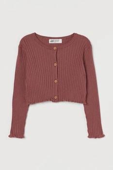 Кофта H&M Д6469 коричнева 134-140
