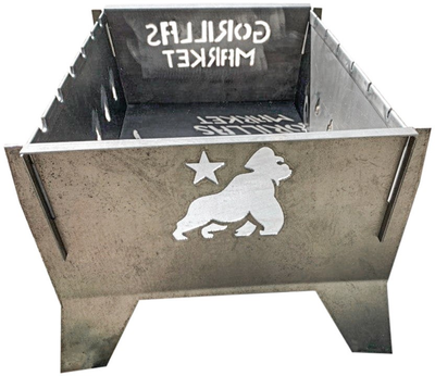 Мангал розкладний Gorillas Market BBQ для шашлику 1.5 мм (M-102)