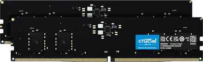 Оперативная память Crucial DDR5-4800 16384 MB PC5-38400 (Kit of 2x8192) (CT2K8G48C40U5)